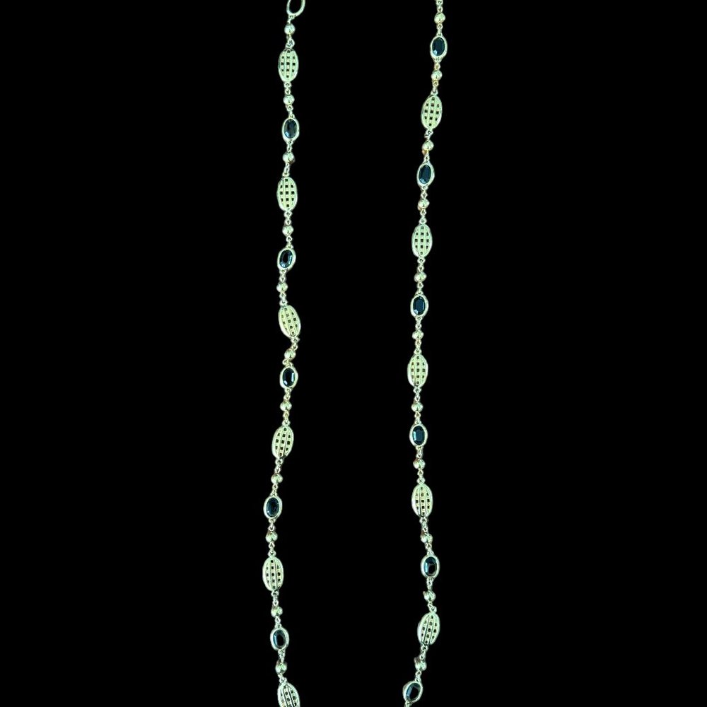 Black and Gold Necklace - 41"